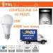10 LAMPADINE 15W LED 6500K E27 LED LUCE BIANCA FSL