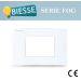 FOG PLACCA 4 POSTI BIANCO COMPATIBILE MATIX GO BTICINO