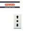 PRESA BIVALENTE GEWISS SYSTEM WHITE GW20203