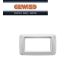 PLACCA 4P BIANCO GEWISS SYSTEM TOP GW22504.