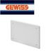 COPERCHIO 152X98 GEWISS CASSETTA INCASSO GW48015