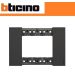 PLACCA 3P NERO BTICINO LIVING NOW KA4803KG