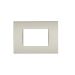 art PLACCA 3P CHAMPAGNE PVC COMPATIBILE LIVING BTICINO