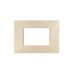 art PLACCA 3P ORO PVC COMPATIBILE LIVING BTICINO