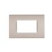 art PLACCA 4P SABBIA PVC COMPATIBILE LIVING BTICINO