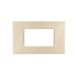 art PLACCA 4P ORO PVC COMPATIBILE LIVING BTICINO