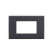 art PLACCA 4P NERO PVC COMPATIBILE LIVING BTICINO