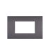 art PLACCA 4P TESTA DI MORO PVC COMPATIBILE LIVING BTICINO