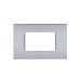 art PLACCA 4P GRIGIO SCURO PVC COMPATIBILE LIVING BTICINO