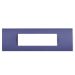 art PLACCA 7P BLU NAVY PVC COMPATIBILE LIVING BTICINO