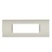 art PLACCA 7P CHAMPAGNE PVC COMPATIBILE LIVING BTICINO