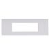 art PLACCA 7P BIANCO PVC COMPATIBILE LIVING BTICINO