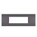 art PLACCA 7P TESTA DI MORO PVC COMPATIBILE LIVING BTICINO