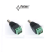 DUE CONNETTORE  ADATTATORE JACK CAVO-SPINA DC 5,5/2,1/ MASCHIO