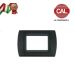 PLACCA 3P NERO INTERNO NERO COMPATIBILE LIVING INTERNATIONAL