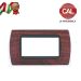 PLACCA 4P NOCE NAZIONALE COMPATIBILE LIVING INTERNATIONAL