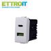 PRESA USB A+C COMPATIBILE MATIX BTICINO