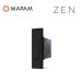 zen DOPPIO PULSANTE INTERBLOCCATO MAPAM NERO N230N
