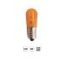 LAMPADA LED E14 14V  LUCE ARANCIO  AC/DC LUMINARIE LAMPADINA