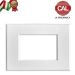 PLACCA 7P BIANCO METALLO COMPATIBILE VIMAR PLANA PLA100/7