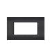 sun PLACCA 4P NERO COMPATIBILE VIMAR ARKE'