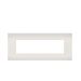 sun PLACCA 7P BIANCO PERLA COMPATIBILE VIMAR ARKE'