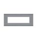 sun PLACCA 7P GRIGIO COMPATIBILE VIMAR ARKE'