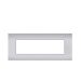 sun PLACCA 7P SILVER COMPATIBILE VIMAR ARKE'
