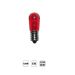 LAMPADA LED E14 14V  LUCE ROSSO AC/DC LUMINARIE LAMPADINA