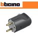 SPINA VOLANTE BTICINO 2P+T 10/16A BOSCH ANTRACITE S2020GE