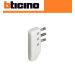 SPINA CORNER A SQUADRA BTICINO 2P+T 16A S2468TAE BIANCO.