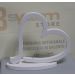 SAGOMA CUORE LUMINARIA 260x270 mm BIANCO