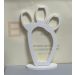 SAGOMA PALA DI FICO D'INDIA  450x270mm BIANCa