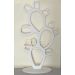 LUMINARIA SAGOMA ALBERO FICO D'INDIA  1000X600 mm  BIANCO