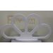 LUMINARIA SAGOMA ROSONE  290x590 mm  CON BASE BIANCO