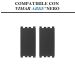 COPRIFORO 2pz FALSO POLO COMPATIBILE VIMAR ARKE' NERO