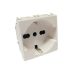PRESA SCHUKO COMPATIBILE VIMAR PLANA BIANCO