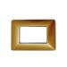 PLACCA 3P ORO SCURO COMPATIBILE MATIX BTICINO