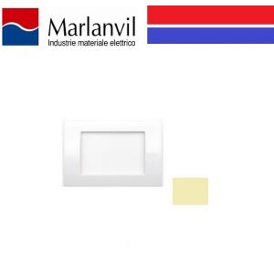 PLACCA MARLANVIL CLASSIC 3 POSTI COLORE AVORIO 7833.T.A
