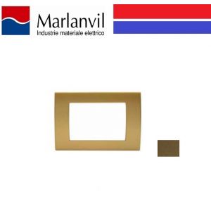 PLACCA MARLANVIL CLASSIC 3 POSTI COLORE BRONZO 7833.V.BZ