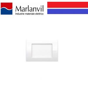 PLACCA MARLANVIL CLASSIC 3 POSTI COLORE BIANCO 7833.T.B