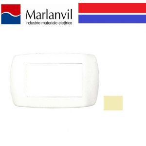 PLACCA MARLANVIL MILLENNIUM 3 POSTI COLORE AVORIO 7843.T.A