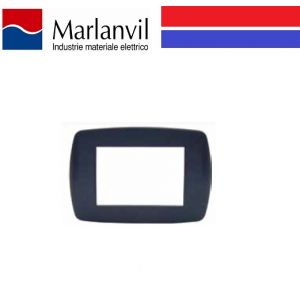 PLACCA MARLANVIL MILLENNIUM 3 POSTI COLORE BLU STELLATO 7843.T.BS