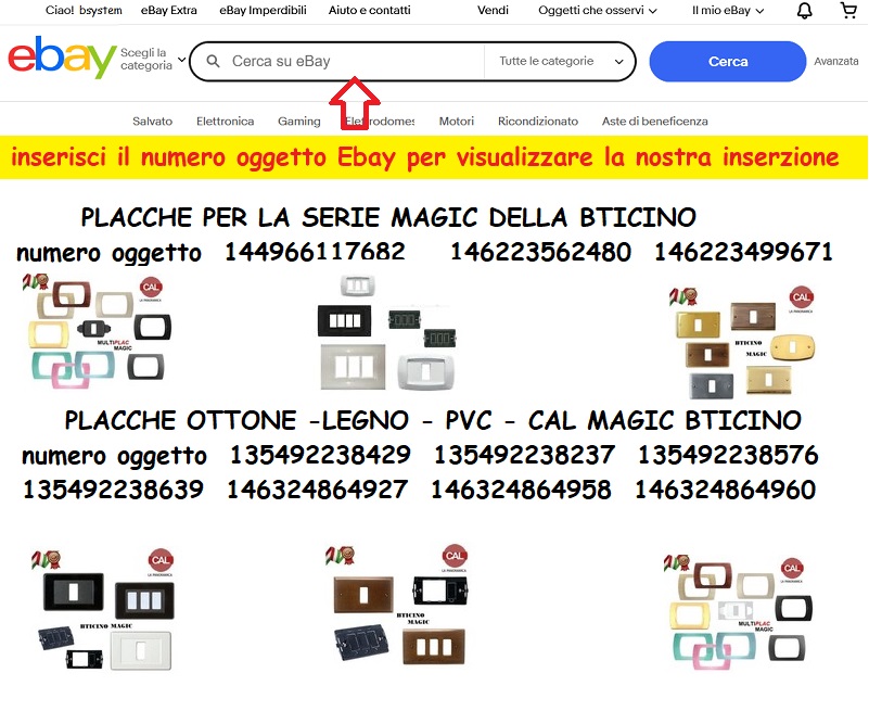 PLACCA E SUPPORTO IN PVC COMPATIBILI SERIE MAGIC BIANCO NERO AVORIO ANTRACITE - Foto 27 di 49